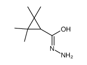 Cyclopropanecarboxylic acid, 2,2,3,3-tetramethyl-, hydrazide (9CI) Structure