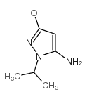 5-氨基-1-异丙基-1H-吡唑-3-醇结构式