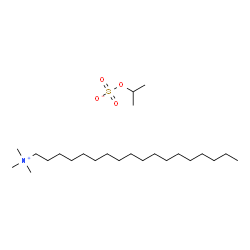 trimethyl(octadecyl)ammonium isopropyl sulphate Structure
