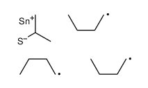 tributyl(propan-2-ylsulfanyl)stannane结构式