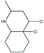 Quinaldine, 4,4a-dichlorodecahydro-, stereoisomer (8CI) structure