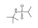 N-[chloro(propan-2-yl)phosphoryl]-2-methylpropan-2-amine结构式