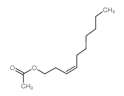 (3Z)-3-癸烯-1-醇乙酸酯结构式