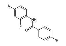 4-Fluoro-N-(2-fluoro-4-iodophenyl)benzamide Structure