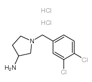 1-(3,4-DICHLORO-BENZYL)-PYRROLIDIN-3-YLAMINE DIHYDROCHLORIDE Structure