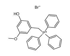 3-hydroxy-5-methoxybenzyltriphenylphosphonium bromide Structure