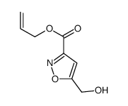prop-2-enyl 5-(hydroxymethyl)-1,2-oxazole-3-carboxylate结构式