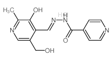 N'-[(Z)-[5-(hydroxymethyl)-2-methyl-3-oxopyridin-4-ylidene]methyl]pyridine-4-carbohydrazide,hydrochloride Structure