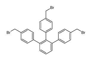 1,2,3-tris[4-(bromomethyl)phenyl]benzene结构式