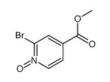 Methyl 2-bromo-isonicotinate-1-oxide结构式