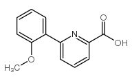 6-(2-甲氧基苯基)吡啶甲酸结构式