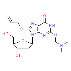 8-ALLYLOXY-N2-(DMF)-2'-DEOXYGUANOSINE Structure