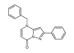 4-benzyl-2-phenylpyrazolo[1,5-a]pyrimidin-7-one结构式