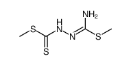 (amino-methylsulfanyl-methylene)-dithiocarbazic acid methyl ester Structure