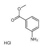 3-氨基苯甲酸甲酯盐酸盐结构式