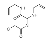 2-[(2-chloroacetyl)amino]-N-prop-2-enyl-2-prop-2-enyliminoacetamide Structure