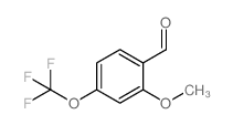 2-甲氧基-4-三氟甲氧基苯甲醛结构式