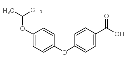 4-(4-异丙氧基苯氧基)-苯甲酸结构式