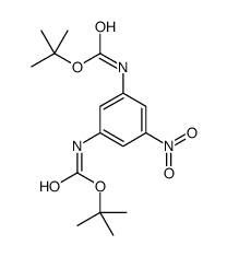 tert-butyl N-[3-[(2-methylpropan-2-yl)oxycarbonylamino]-5-nitrophenyl]carbamate Structure