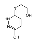 3-(2-hydroxyethylamino)-1H-pyridazin-6-one Structure