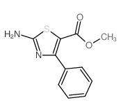 2-氨基-4-苯基噻唑-5-羧酸甲酯结构式