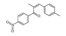 2-methyl-3-(4-methylphenyl)-1-(4-nitrophenyl)prop-2-en-1-one结构式