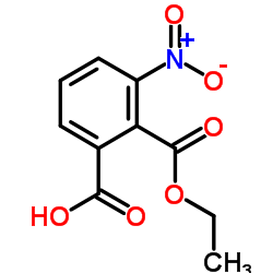 2-(Ethoxycarbonyl)-3-nitrobenzoic acid Structure