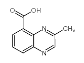 3-methylquinoxaline-5-carboxylic acid Structure