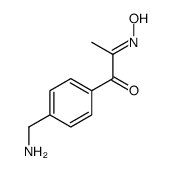 1-[4-(aminomethyl)phenyl]-2-hydroxyiminopropan-1-one Structure