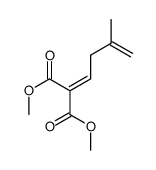 dimethyl 2-(3-methylbut-3-enylidene)propanedioate结构式