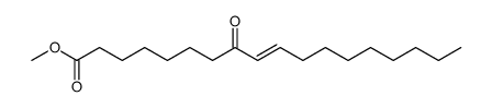 9-Octadecenoic acid, 8-oxo-, methyl ester, (9E) Structure