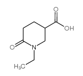 1-乙基-6-氧代哌啶-3-羧酸结构式