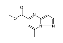 7-甲基吡唑并[1,5-a]嘧啶-5-羧酸甲酯结构式