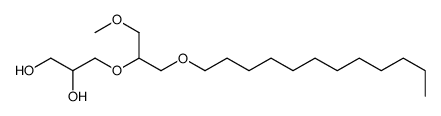 3-(1-dodecoxy-3-methoxypropan-2-yl)oxypropane-1,2-diol结构式