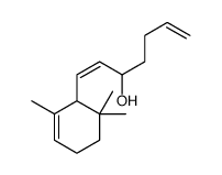 1-(2,6,6-trimethyl-2-cyclohexen-1-yl)hepta-1,6-dien-3-ol结构式
