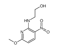 2-(6-methoxy-3-nitro-2-pyridylamino)ethanol Structure