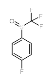 1-氟-4-(三氟甲基亚磺酰基)苯结构式