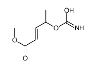 methyl 4-carbamoyloxypent-2-enoate结构式
