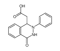 (4-oxo-2-phenyl-1,2,3,4-tetrahydro-phthalazin-1-yl)-acetic acid Structure