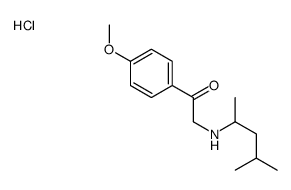 1-(4-methoxyphenyl)-2-(4-methylpentan-2-ylamino)ethanone,hydrochloride结构式