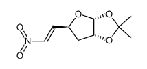 (3aR,5S,6aR)-2,2-Dimethyl-5-((E)-2-nitro-vinyl)-tetrahydro-furo[2,3-d][1,3]dioxole结构式