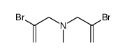 bis-(2-bromo-allyl)-methyl-amine结构式