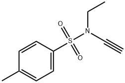 N-乙基-N-乙炔基-4-甲基苯磺酰胺结构式