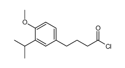 4-(3-isopropyl-4-methoxyphenyl)butanoyl chloride结构式