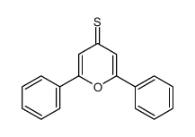 2,6-diphenylpyran-4-thione Structure