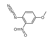 1-azido-4-methoxy-2-nitrobenzene Structure