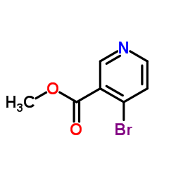 4-溴吡啶-3-羧酸甲酯结构式