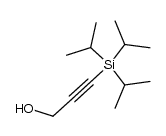 3-(1,1,1-triisopropylsilyl)-2-propyn-1-ol Structure