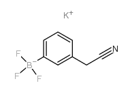 Potassium (3-cyanomethylphenyl)trifluoroborate Structure