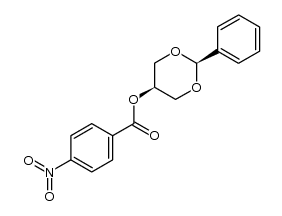 cis-5-(4-nitro-benzoyloxy)-2-phenyl-[1,3]dioxane结构式
